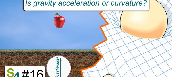 Is gravity acceleration or curvature? Relativity 16